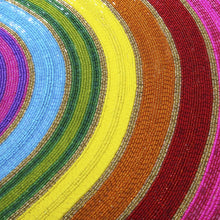Load image into Gallery viewer, Rainbow Hand Beaded Art Work