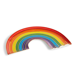 Dripping Rainbow Trinket Tray | Multicolour