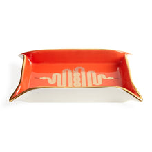Load image into Gallery viewer, Snake Valet Tray | Poppy Orange
