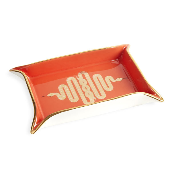 Snake Valet Tray | Poppy Orange