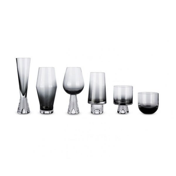 Tank Champagne Glasses Black